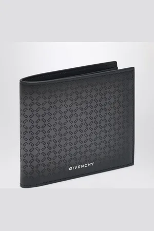 Givenchy Monogram bi-fold wallet in dark leather