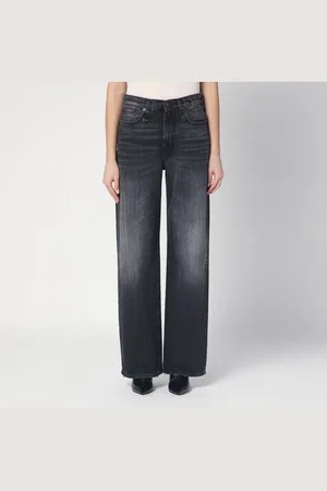 R13 Faded wide jeans