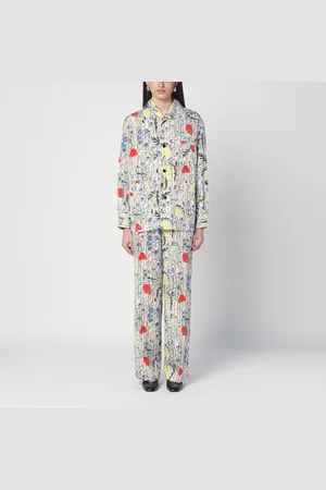 Bottega Veneta Floral viscose and silk pyjamas