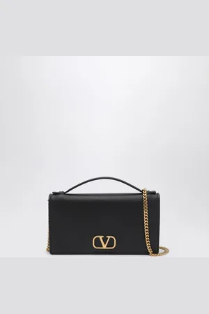 VALENTINO GARAVANI Hammered leather mini Vlogo bag
