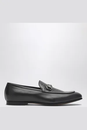 Gucci Leather GG moccasin with a buckle