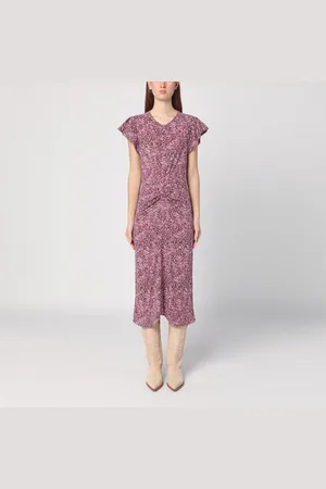 Isabel Marant Tullya midi dress in /cream