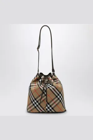 Burberry Medium bucket bag with Check pattern