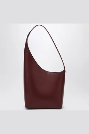Aesther Ekme Bordeaux leather demi lune bag