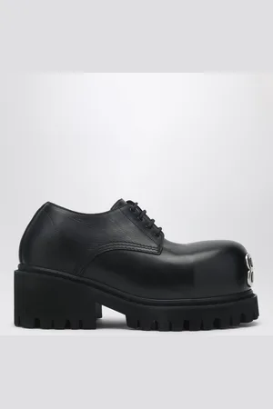 Balenciaga Leather Derby Stomper shoe