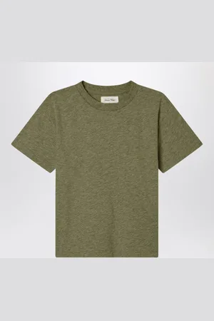 American Vintage Khaki cotton Gamipy T-shirt