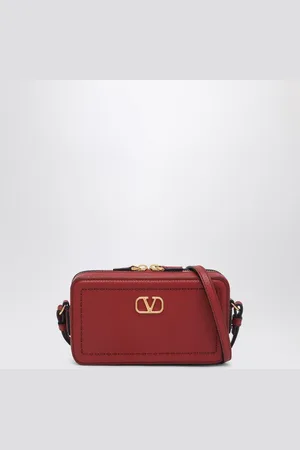VALENTINO GARAVANI Small red leather crossbody bag Alltime