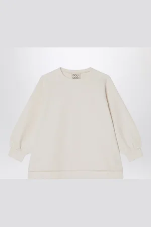 DOUUOD Ivory crewneck sweatshirt
