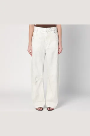 Entire Studios Ivory denim trousers