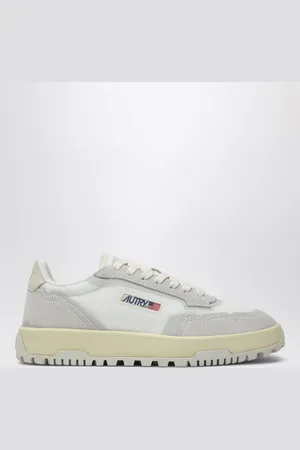 Autry /grey leather and mesh low CLC trainer