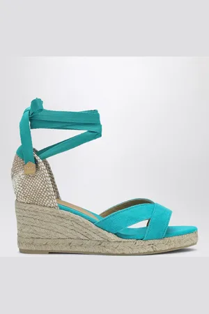 Castaner Bailey aquamarine espadrilles