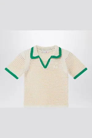 BONPOINT Elanita sweater in ivory/green