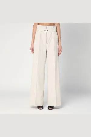 ERIKA CAVALLINI Linen palazzo trousers