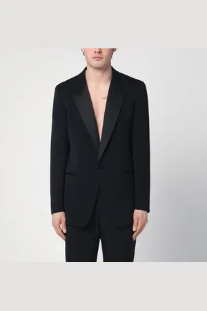 Saint Laurent Grain de poudre tuxedo jacket