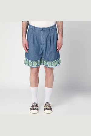 VALENTINO Bermuda short with jacquard bottom