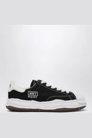 Maison Mihara Yasuhiro Black canvas Blakey low-top sneakers