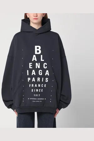 Balenciaga Optical washed oversized hoodie