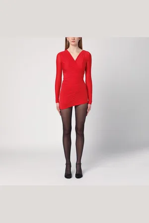 Balenciaga Draped mini dress in jersey