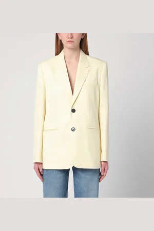 Ami Butter-coloured wool jacket
