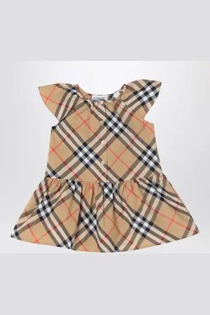Burberry Dress in cotton with check pattern