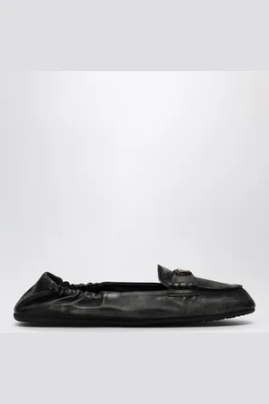 Prada Moccasin in vintage-effect nappa leather