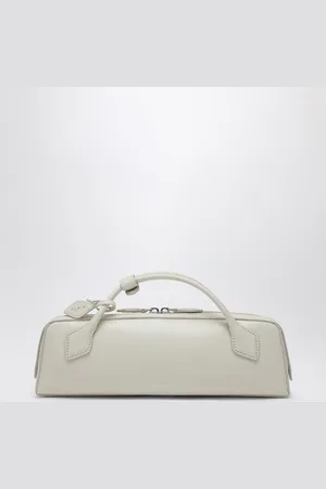 Alaïa Le Teckel ivory leather clutch