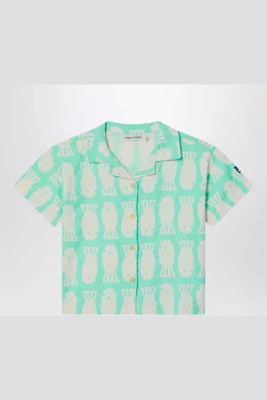 Bobo Choses Lucky Fish green water shirt