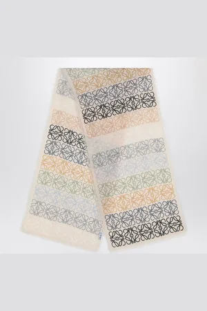 Loewe Multicolored Anagram scarf in wool blend
