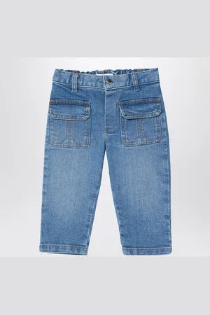 Chloé Blue washed-effect jeans