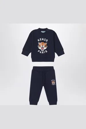 Kenzo Two-piece navy tracksuit with logo