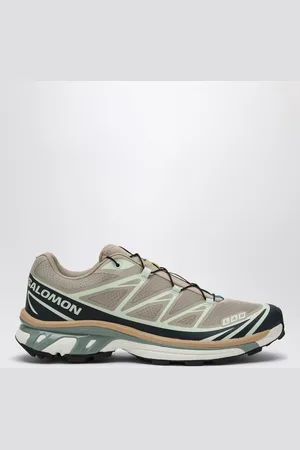 Salomon Sneaker XT-6 Oxford tan/Carbon/Clearly Aqua