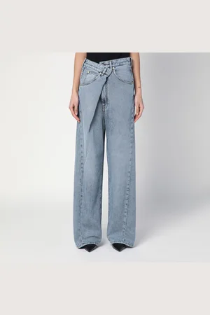 DARKPARK Ines washed-effect asymmetric jeans