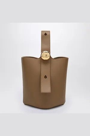 Loewe Brown calfskin Pebble Bucket small bag
