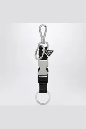 Prada Keychain with snap buckle