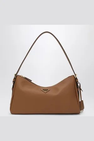 Prada Aimée medium caramel leather bag