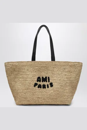 Ami Rafia tote bag with logo