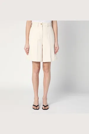 Patou Ivory Bermuda shorts in cotton