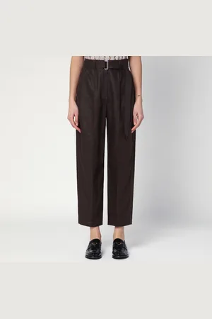 Brunello Cucinelli Linen trousers with belt