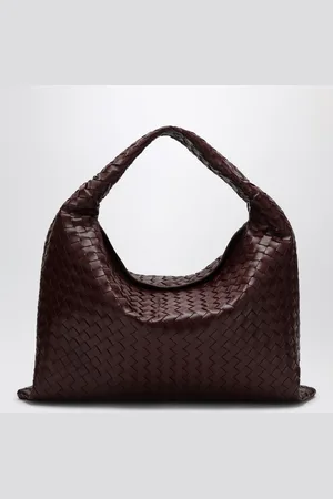 Bottega Veneta Large Shoulder Bag Hop in Barolo colour