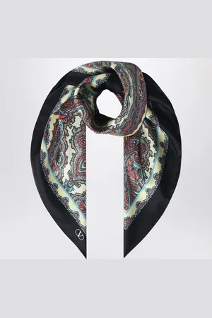 VALENTINO GARAVANI Silk scarf with Paisley print