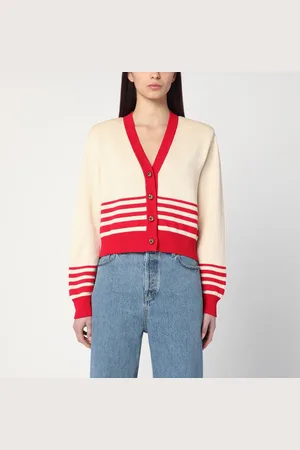 Golden Goose Cardigan with red stripes
