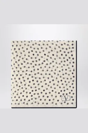 VALENTINO GARAVANI Silk polka dot scarf