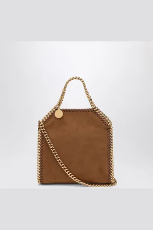 Stella McCartney Brandy coloured Micro Falabella tote bag