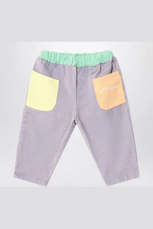 Bobo Choses Colour-block Trousers in Cotton