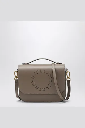 Stella McCartney Shoulder bag with moss coloured logo