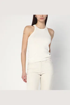 Max Mara Ivory cotton tank top