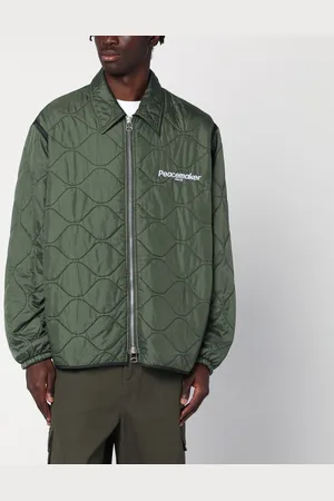 OAMC Peacemaker zip-up jacket in forest