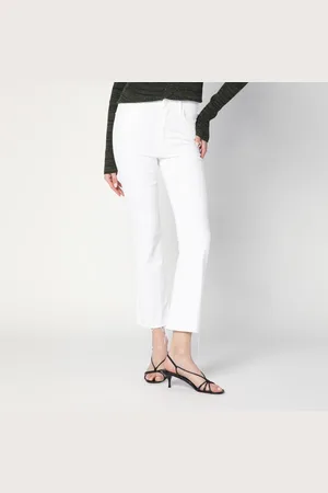 Mother The Hustler Ankle Fray jeans in