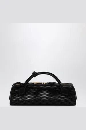 Alaïa Le Teckel clutch in perforated leather
