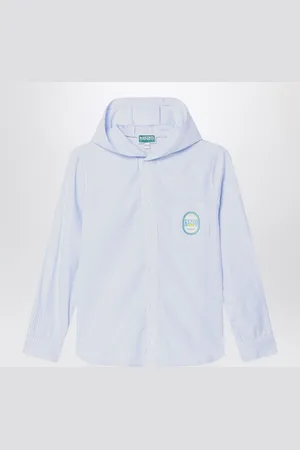 Kenzo Hooded striped shirt in cotton